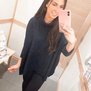 LOFT Sweaters - Turtleneck poncho sweater LOFT Sweaters - Turtleneck poncho sweater